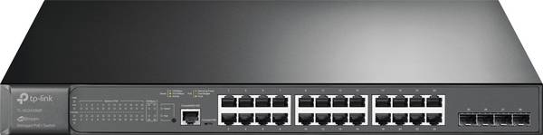 TP-LINK TL-SG3428MP JetStream TL-SG3428MP Hálózati switch 24 + 4 Port 10 / 100 / 1000 MBit/s PoE funkció