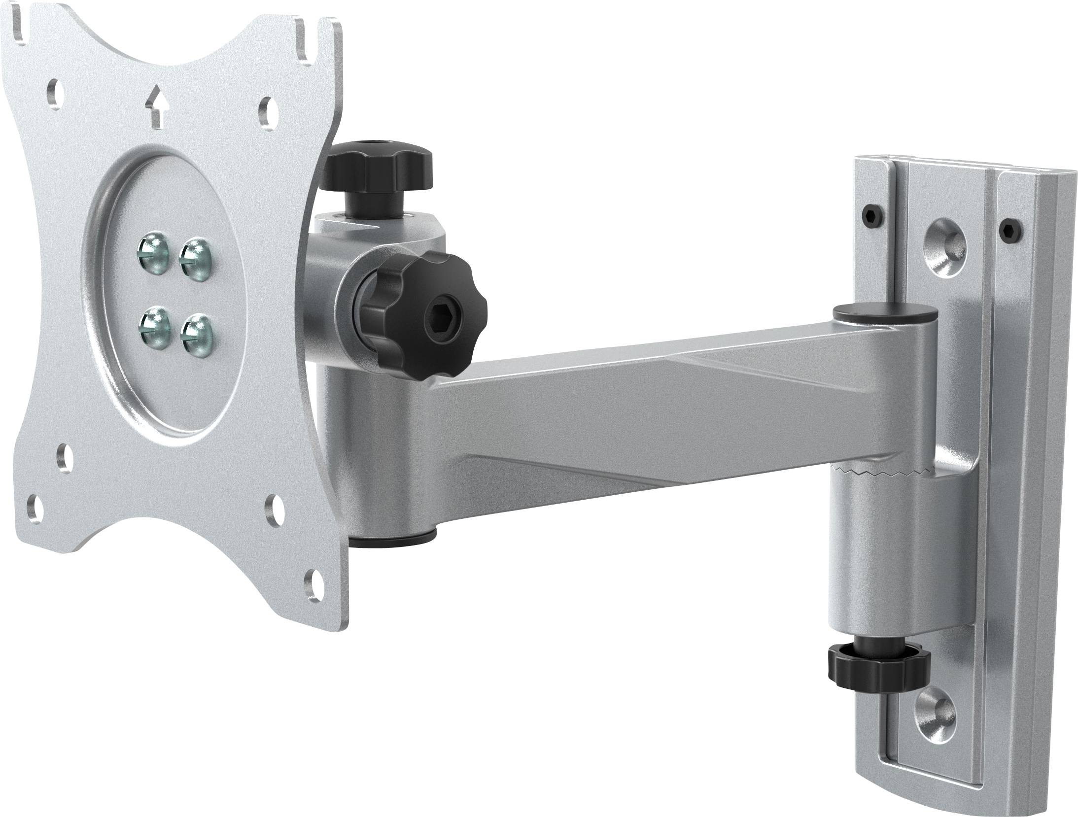 SpeaKa Professional Monitor fali tartó SP-WMM-201 1 Kijelző(k) 33,0 cm (13") - 76,2 cm (30") Ezüst Dönthető, Csuklóval m-3