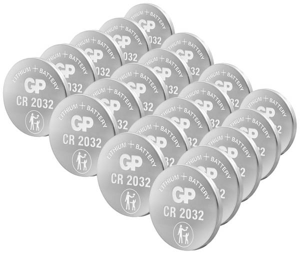 GP Gombelem CR 2032 3 V 20 db  Lítium GPCR2032STD841C20