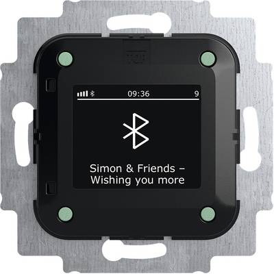 Fekete kapcsoló bluetooth-szimbólummal mutatja a 'Simon & Friends - Wishing you more' zenét 09:36-kor.