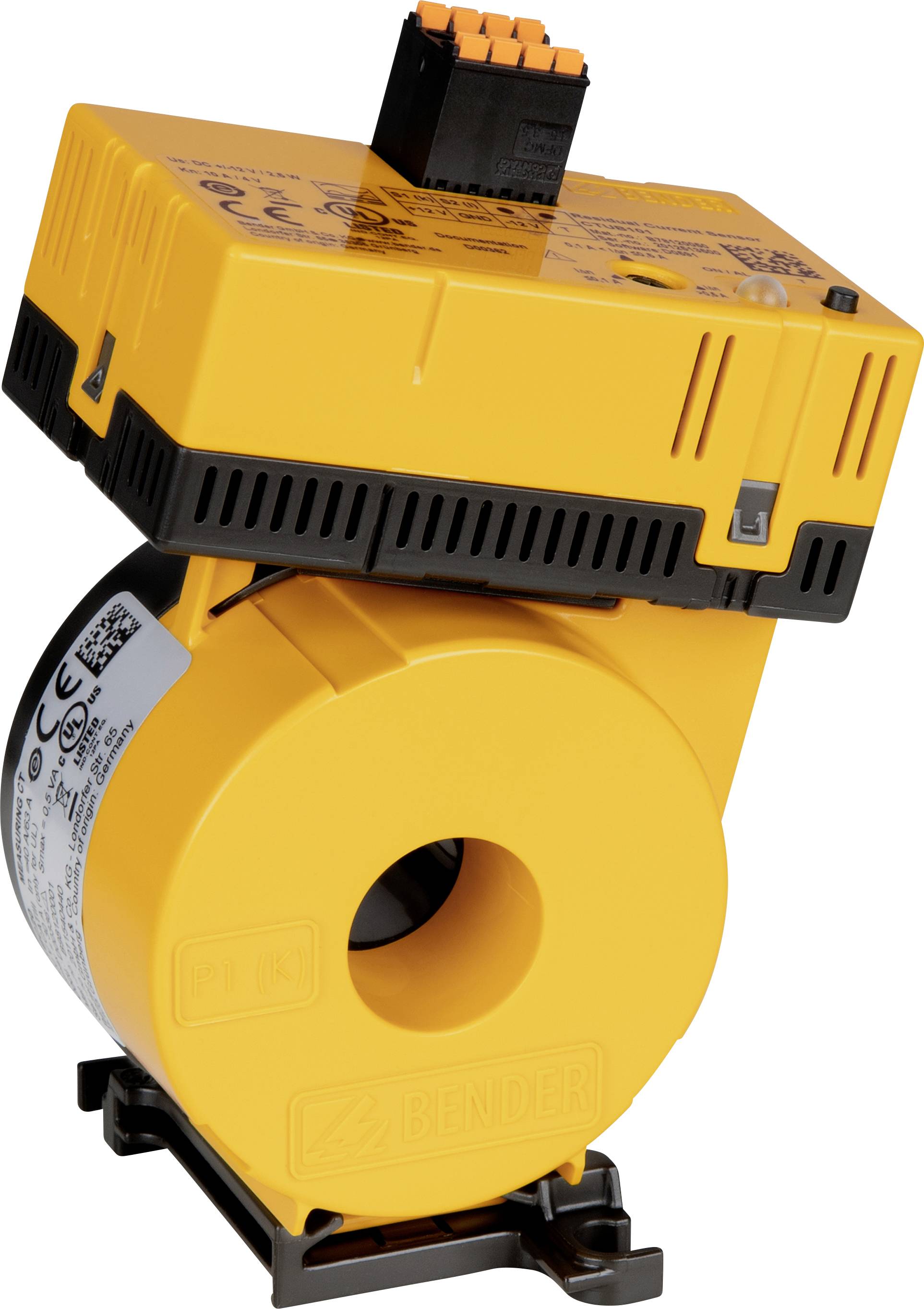 Bender CTUB101-CTBC20 B78120010 Mérőáram átalakító Elsődleges áram 63 A Vezeték átvezetési átmérő:20 mm 1 db