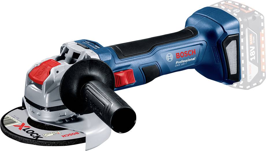 Bosch Professional GWX 18V-7 06019H9101 Akkus sarokcsiszoló 125 mm kefe nélkül, akku nélkül, töltő nélkül 18 V