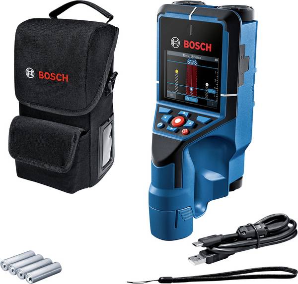Gerenda-, vezeték- és fémkereső max. 200 mm, Bosch Professional Helymeghatározó D-Tect 200 C 0601081600
