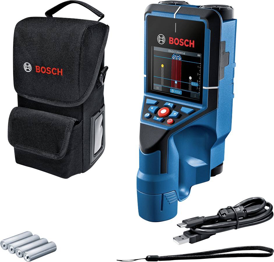 Gerenda-, vezeték- és fémkereső max. 200 mm, Bosch Professional Helymeghatározó D-Tect 200 C 0601081600