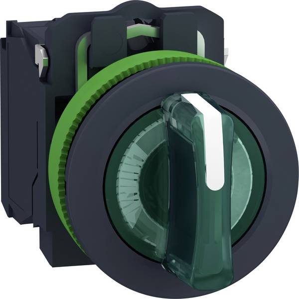 Schneider Electric  XB5FK133B5  XB5FK133B5  Választókapcsoló  Műanyag előlapi gyűrű  Forgókapcsoló  Zöld  3 x +/- 45 °    1 db  darab