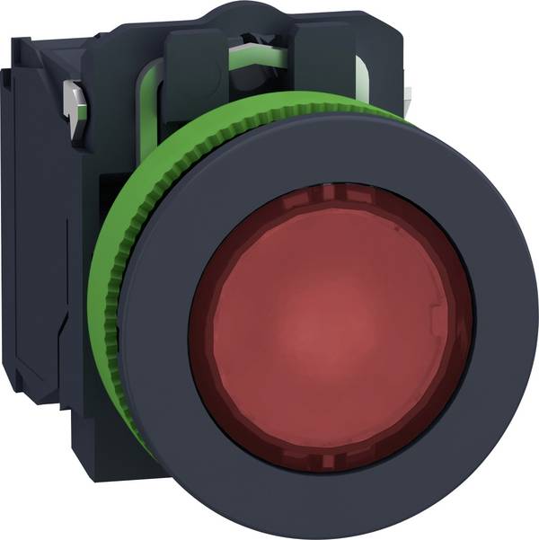 Schneider Electric XB5FW34B5 Világító nyomógomb visszaállítható 600 V 3 A 1 záró, 1 nyitó IP66, IP67, IP69, IP69K 1 db darab