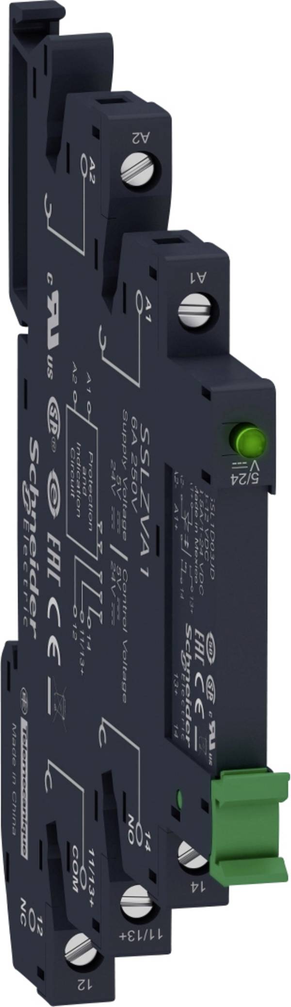 Schneider Electric Félvezető relé SSL1D101BDPV 0.1 A Kapcsolási feszültség (max.): 48 V/DC Egyenáram átkapcsoló 30 db