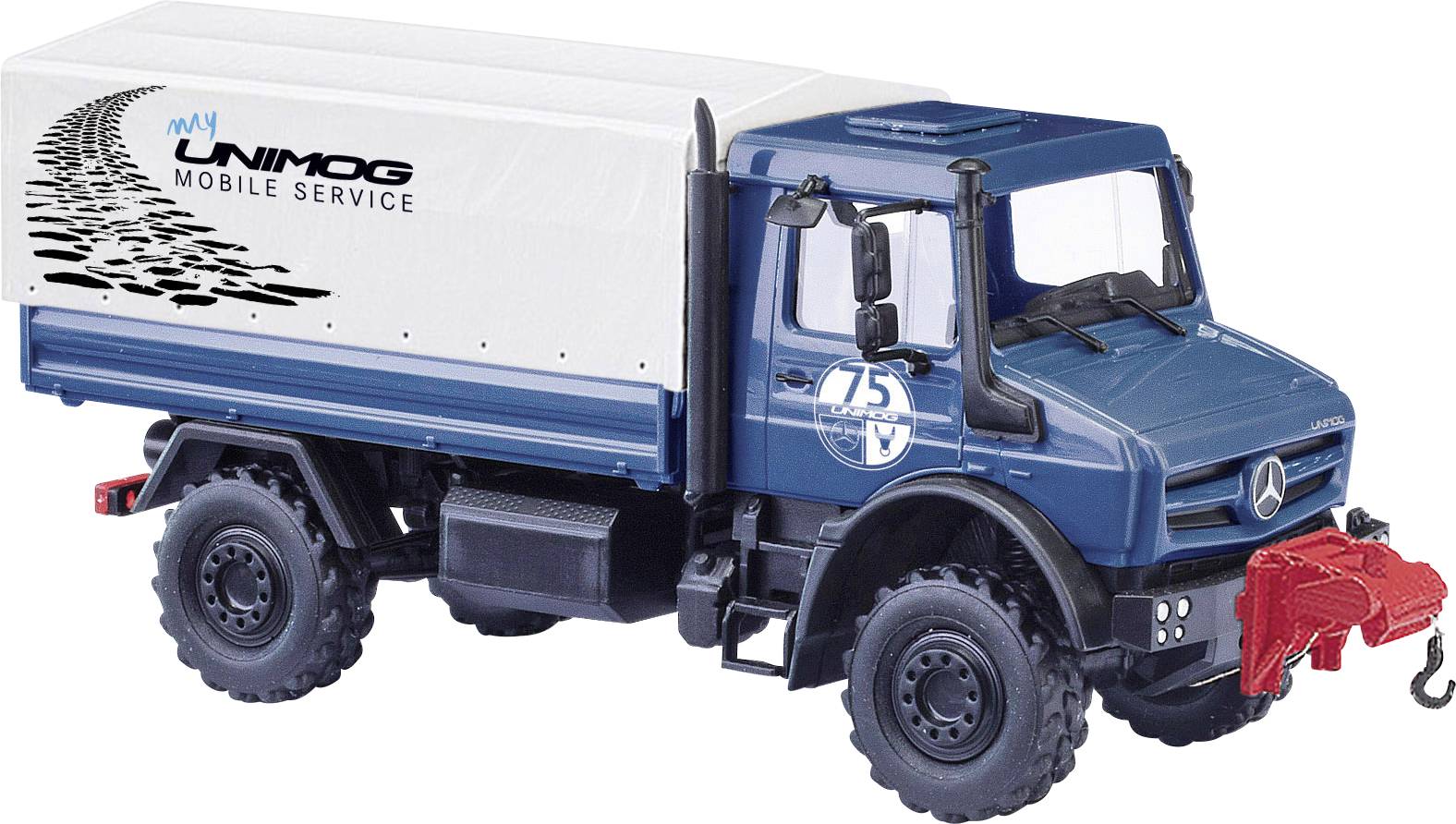 Busch 51028 H0 Mercedes Benz Unimog U 5023 évfordulós modell
