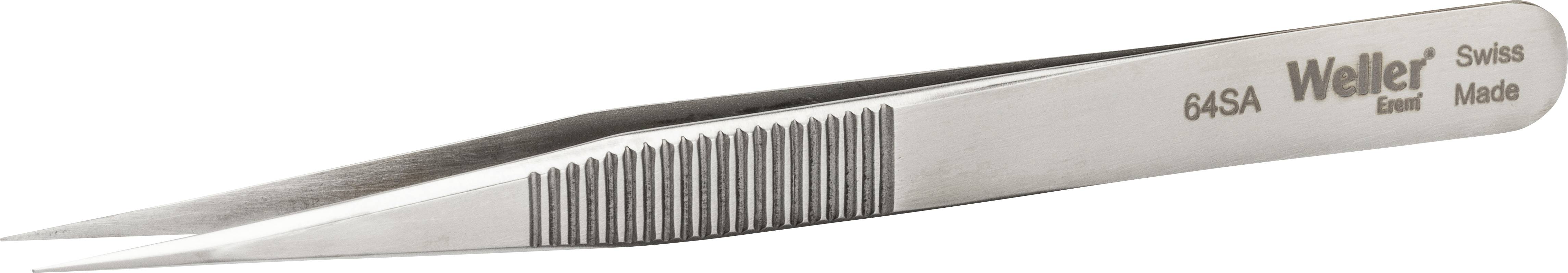 Weller Erem® 64SA Precíziós csipesz Hegyes, finom 120.00 mm