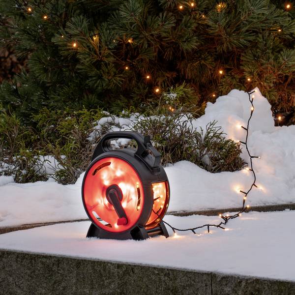 Konstsmide 3836-807 Fényfüzér rendszer  Beltérre/kültérre EEK: F (A - G) Hálózatról üzemeltetett Fényforrások száma 600 LED Borostyán Megvilágított hossz: 41.93 m