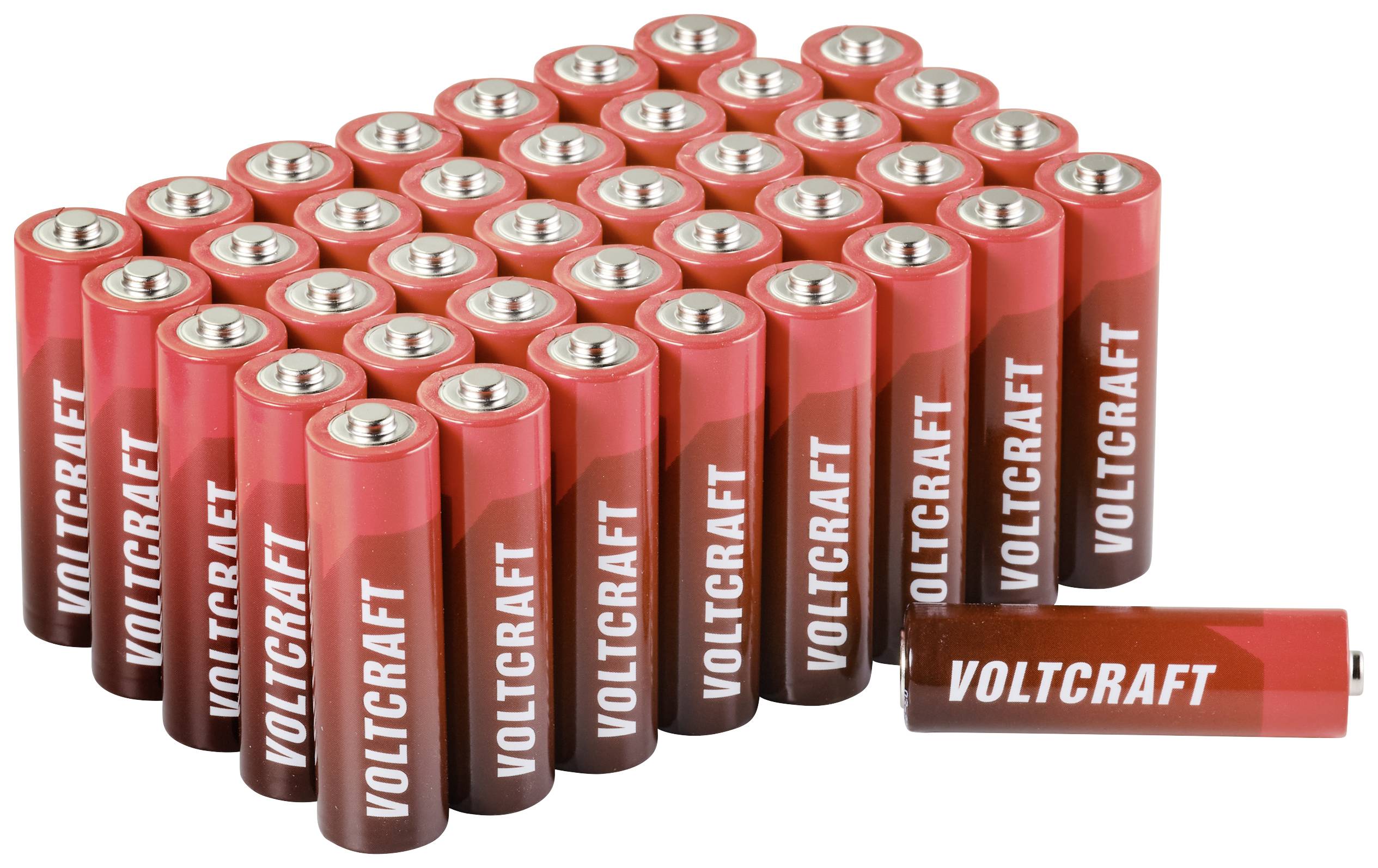 Ipari ceruzaelem készlet, alkáli mangán 2900 mAh 1,5 V 40 db, Voltcraft Industrial LR6 SE