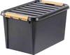 Orthex 3196090 Tárolódoboz (H x Sz x Ma) 59 x 39 x 34 cm Fekete 1 db