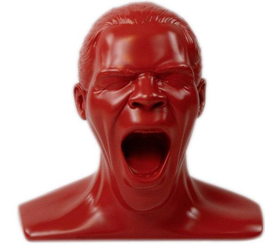Oehlbach Scream Unlimited Plus Support pour casque Adapté pour (casques):Casque, Casque rouge