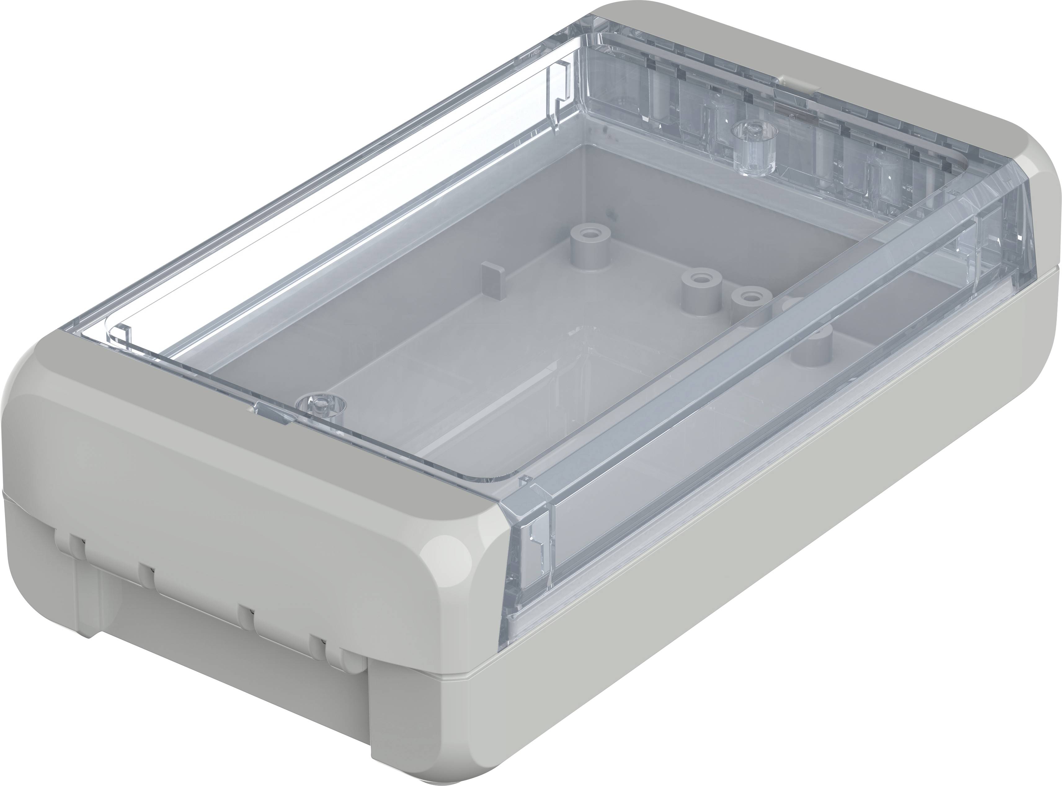 Bopla B 140804 PC-V0-G-7035 Bocube Gehäuse 96023145 Kültéri ház 151 x 80 x 40 Polikarbonát V0 Élénk szürke (RAL 7035) 1 db