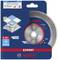 Bosch EXPERT gyémánt vágókorong kemény anyagokhoz, 125 mm átmérő, 22,23 mm furat, gyémánttechnológia, magas pontosság.