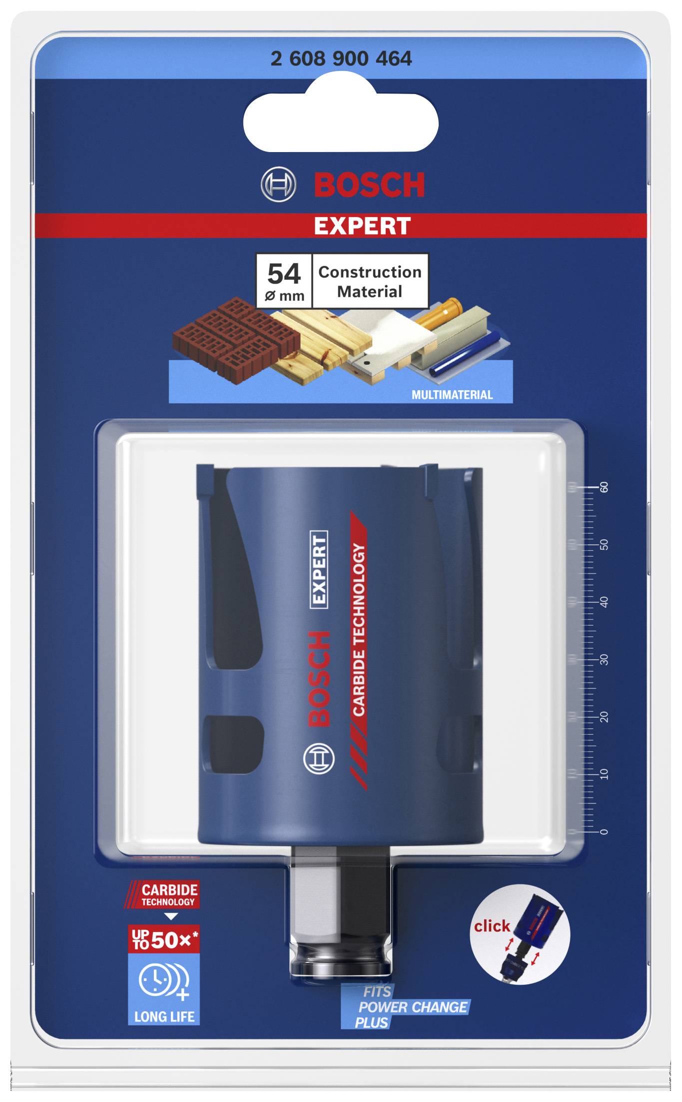 Bosch Accessories EXPERT Construction 2608900464 Lyukfűrész 1 db 54 mm 1 db