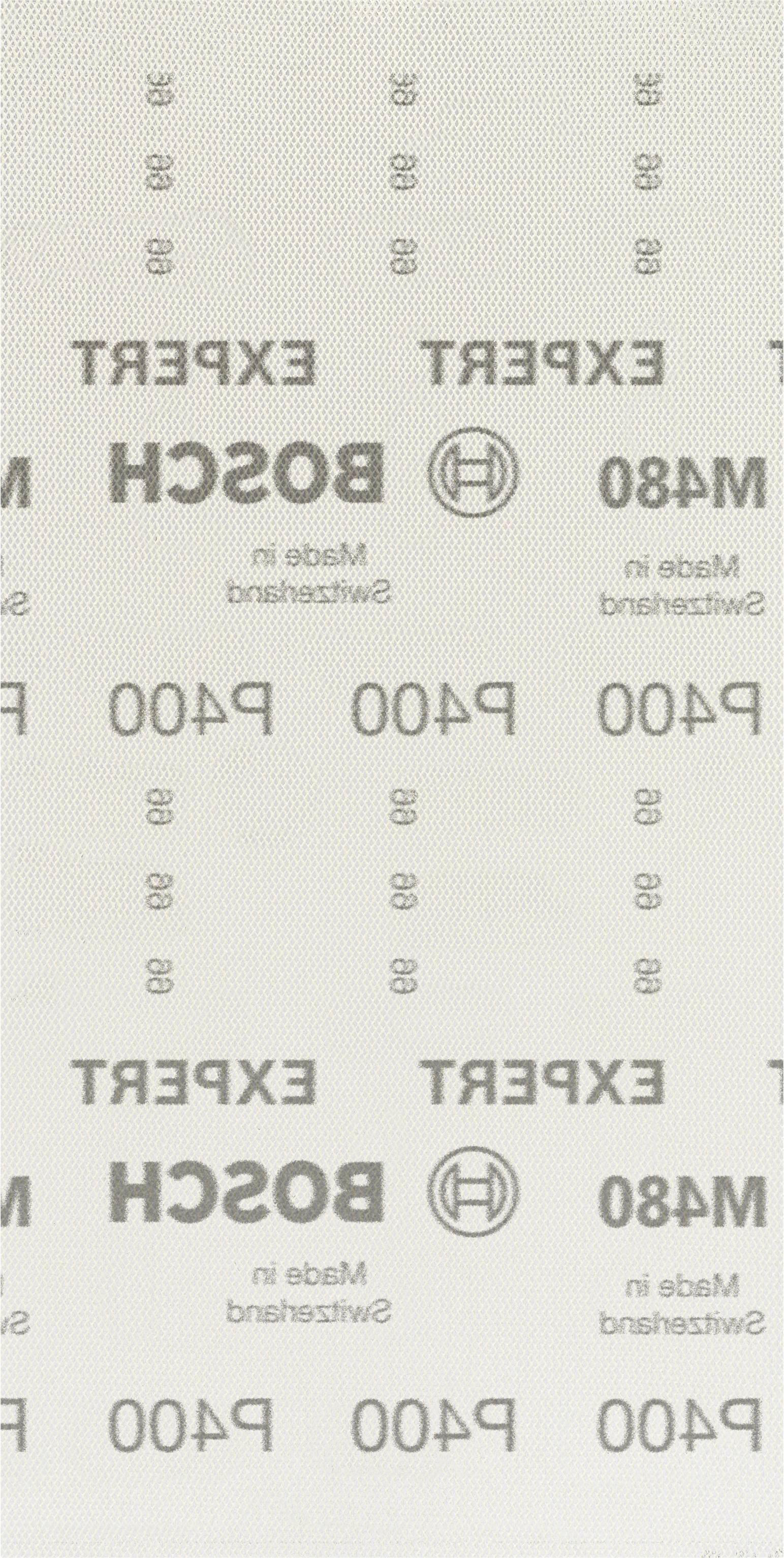 Bosch Accessories EXPERT M480 2608900775 Csiszolóháló rezgő csiszolóhoz Lyuk nélküli Szemcsézet 400 (H x Sz) 230 mm x 115 mm 50 db