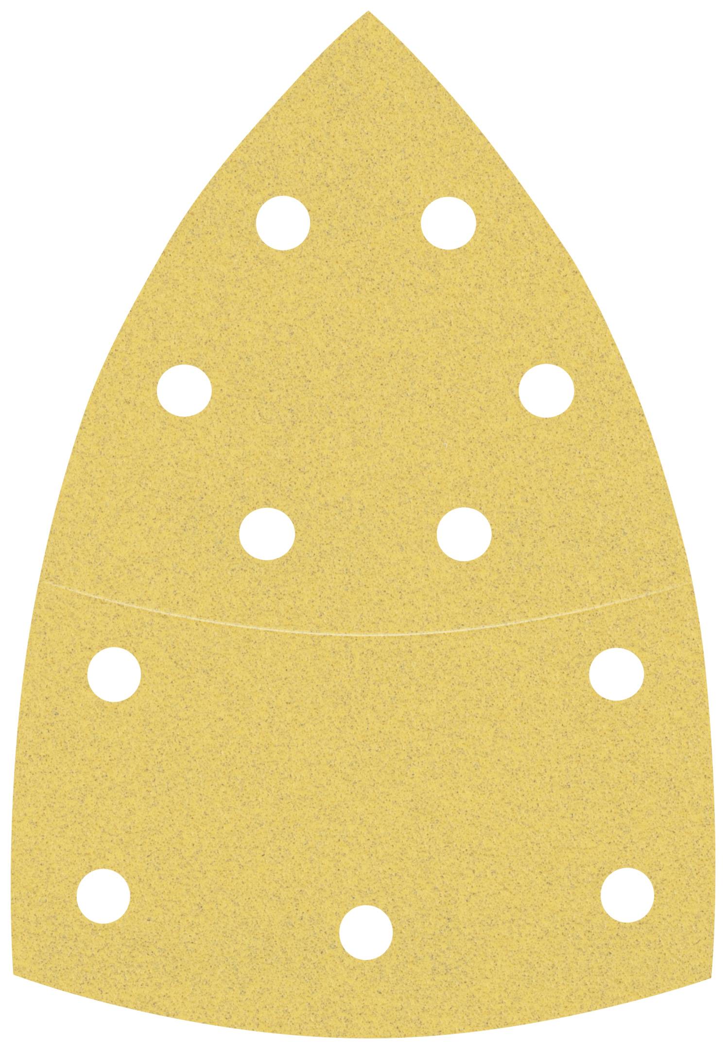 Bosch Accessories EXPERT C470 2608900888 Oszcilláló csiszolópapír Lyukas Szemcsézet 120 (H x Sz) 102 mm x 93 mm 10 db