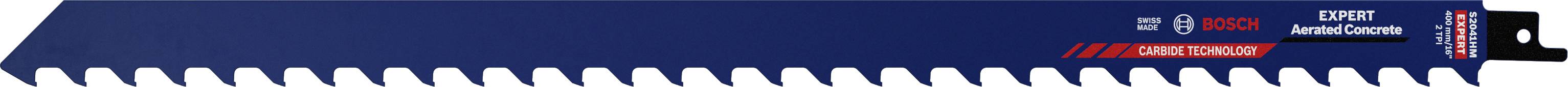 Bosch Accessories 2608900413 SZAKÉRTŐ Gázbeton S 2041 HM dugattyús fűrészlap, 1 db Fűrészlap hossz 400 mm 1 db