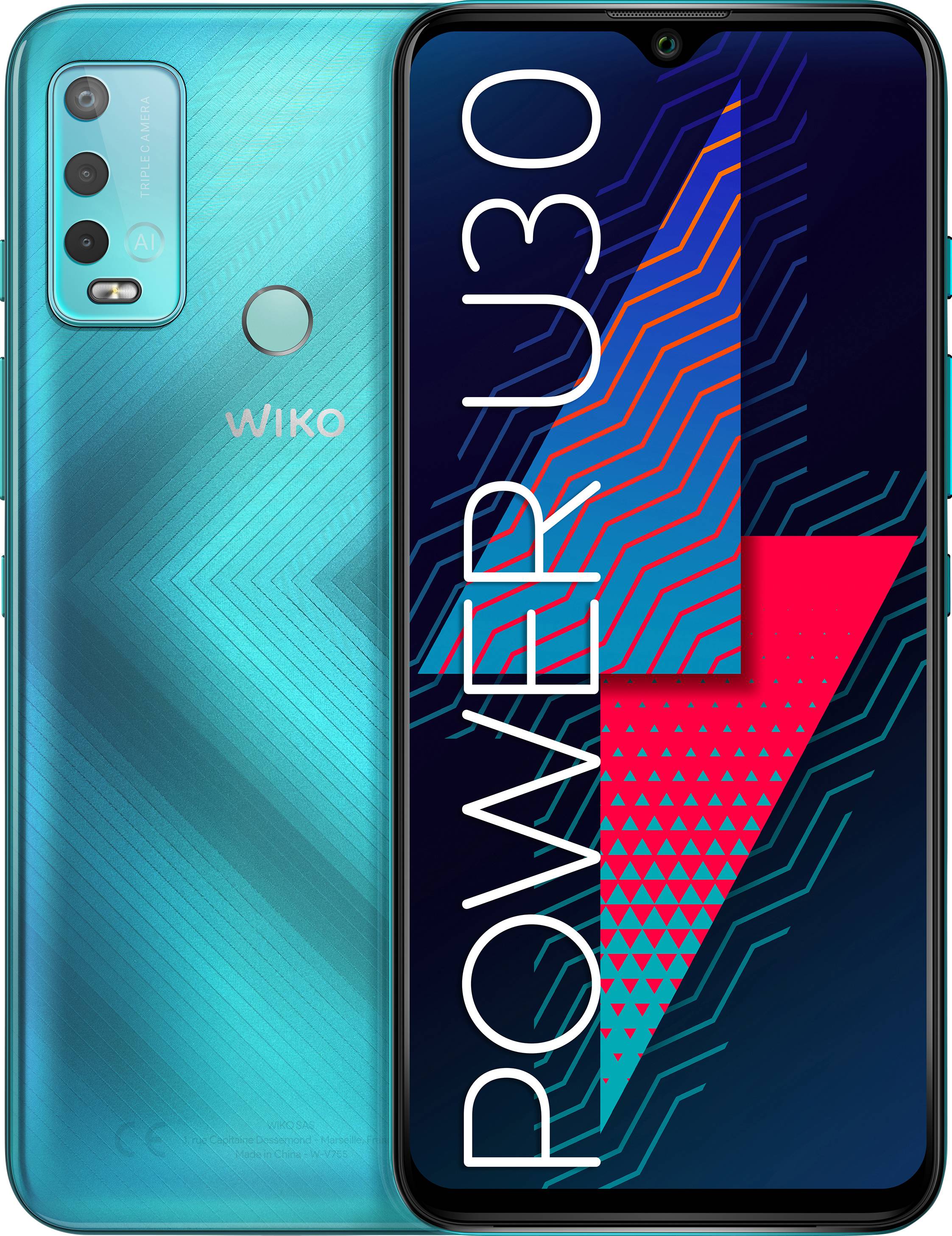 WIKO Mobile Power U30 EU-s áru 64 GB Menta 17.3 cm (6.82 coll) Okostelefon