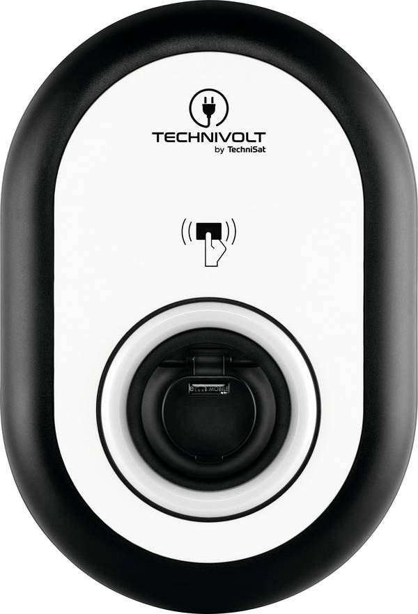 Mobil töltőállomás 2. típus 3. üzemmód 16 A 11 kW RFID, TechniSat TECHNIVOLT 100