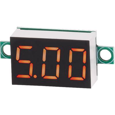 Beépíthető voltmérő 3-30 VDC, 3 számjegy, LED kijelző, 0,914 cm (0,36"), Joy-IT VM330