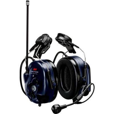 3M Peltor WorkTunes Pro AM/FM rádiós zajvédő fülhallgató mikrofonnal és állítható fejpánttal, zajos munkakörnyezetekhez.