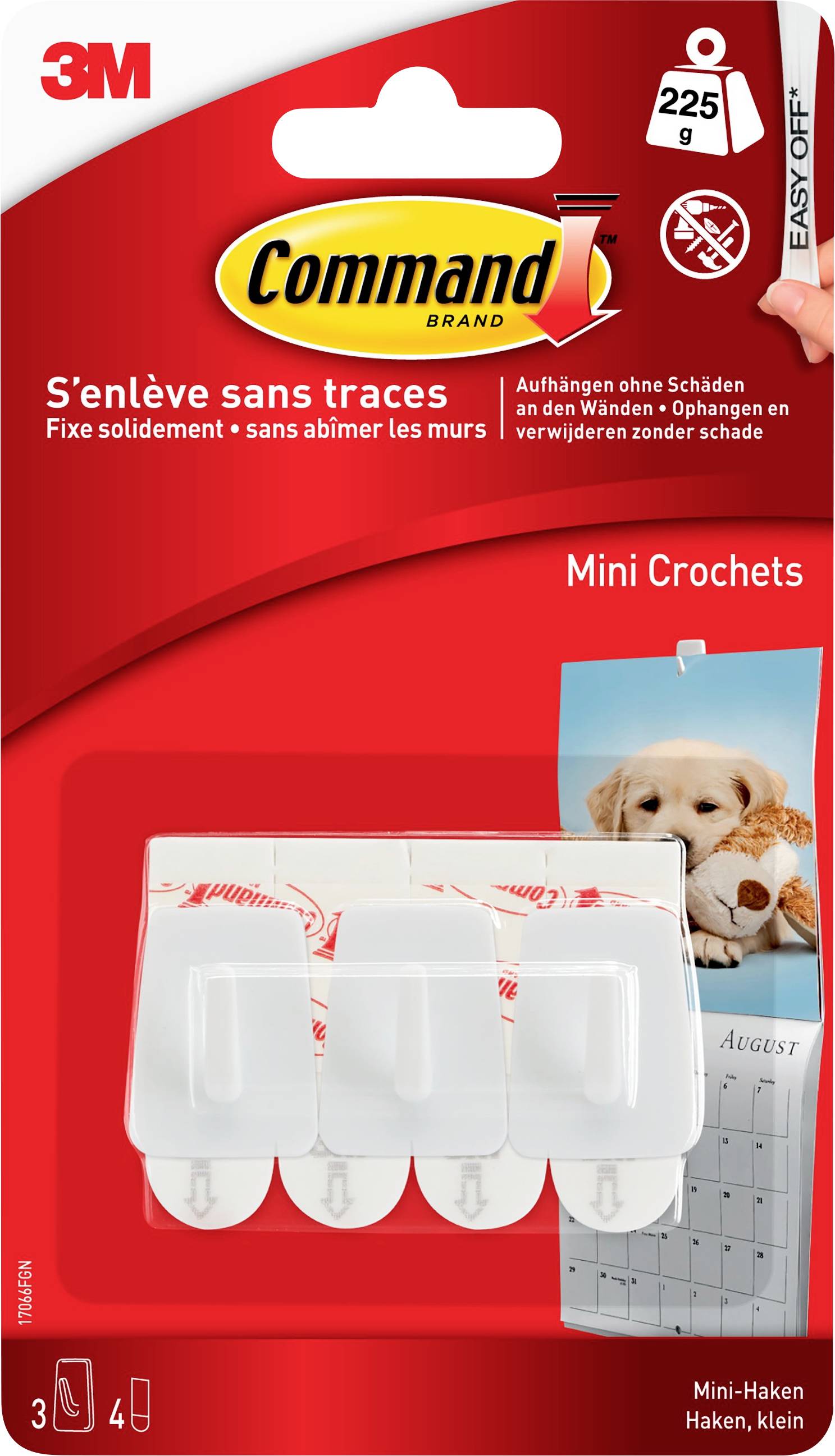 3M Command ™ mini horog Fehér