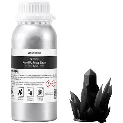 Monoprice 134597 Rapid UV Resin nyomtatószál     Fekete  500 ml