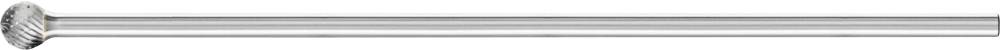 PFERD TOOLS 21112827 Maróstift Gömb Hossz 160 mm Átmérő 12 mm Munkahossz 10 mm Szár átmérő 6 mm