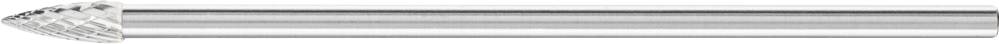 PFERD TOOLS 21122597 Maróstift Hegyes ív Hossz 170 mm Átmérő 8 mm Munkahossz 20 mm Szár átmérő 6 mm