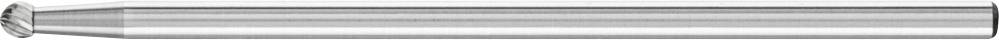 PFERD TOOLS 21211057 Maróstift Gömb Hossz 75 mm Átmérő 3 mm Munkahossz 2 mm Szár átmérő 3 mm