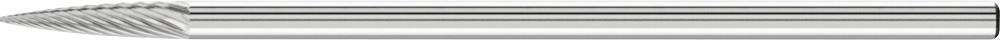 PFERD TOOLS 21222657 Maróstift Hegyes ív Hossz 75 mm Átmérő 3 mm Munkahossz 13 mm Szár átmérő 3 mm