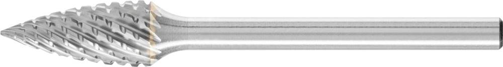 PFERD TOOLS 21222784 Maróstift Hegyes ív Hossz 43 mm Átmérő 6 mm Munkahossz 13 mm Szár átmérő 3 mm