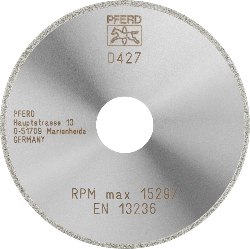 PFERD TOOLS 68410237 D1A1R 100-2-22,23 D 427 GAD Gyémánt bevonatú vágótárcsa Ø 100 mm Furat átmérő 22.23 mm Duroplast, műszaki kerámia 1 db