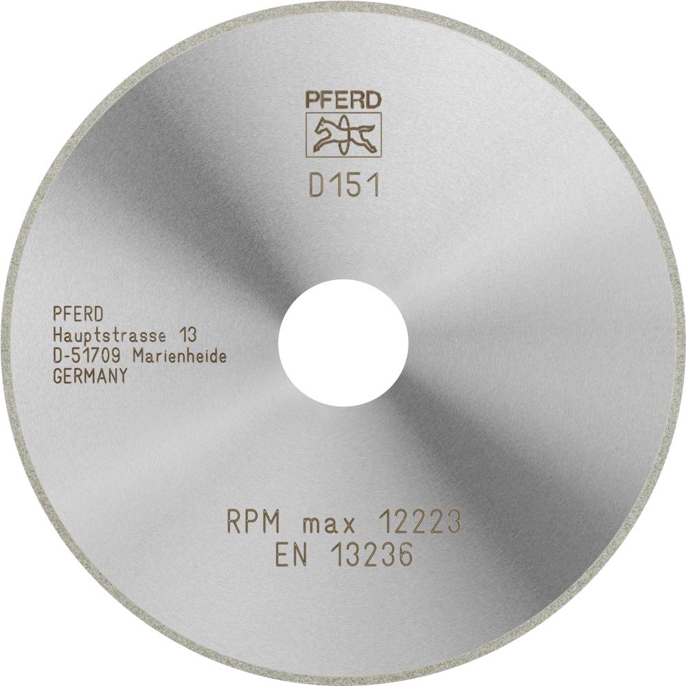 PFERD TOOLS 68412115 D1A1R 125-1,4-20 D 151 GAD Gyémánt bevonatú vágótárcsa Ø 125 mm Furat átmérő 20 mm Duroplast, Üveg, Keményfém, Abrazív anyagok, műszaki