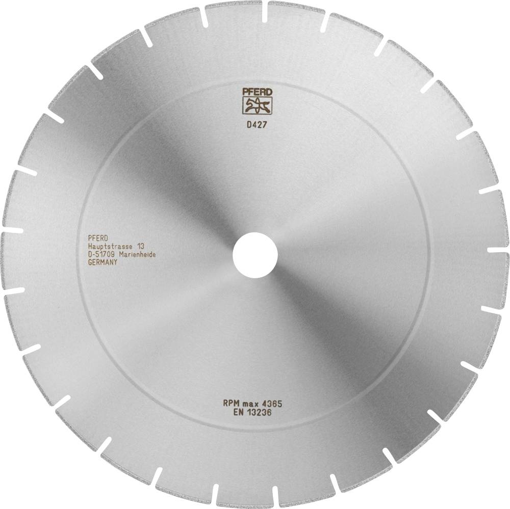 PFERD TOOLS 68435037 D1A1RSS 350-2,8-30,0 D 427 GAS2 Gyémánt bevonatú vágótárcsa Ø 350 mm Furat átmérő 30 mm Duroplast, műszaki kerámia 1 db