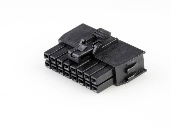 Molex Hüvelyház kábel  Pólusok száma 16 Raszterméret: 2.5 mm 1053081216 1 db csomag