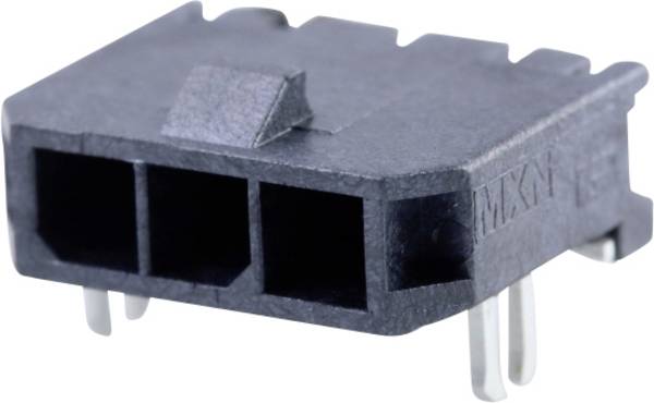 Molex Beépíthető stift sor (standard)  Pólusok száma 3 Raszterméret: 3 mm 436500309 1 db Tape on Full reel