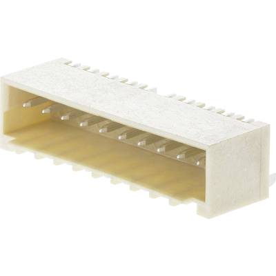 Molex Beépíthető stift sor (standard) Pólusok száma 6 Raszterméret: 1.5 mm 874380643-1000 1000 db Tape on Full reel