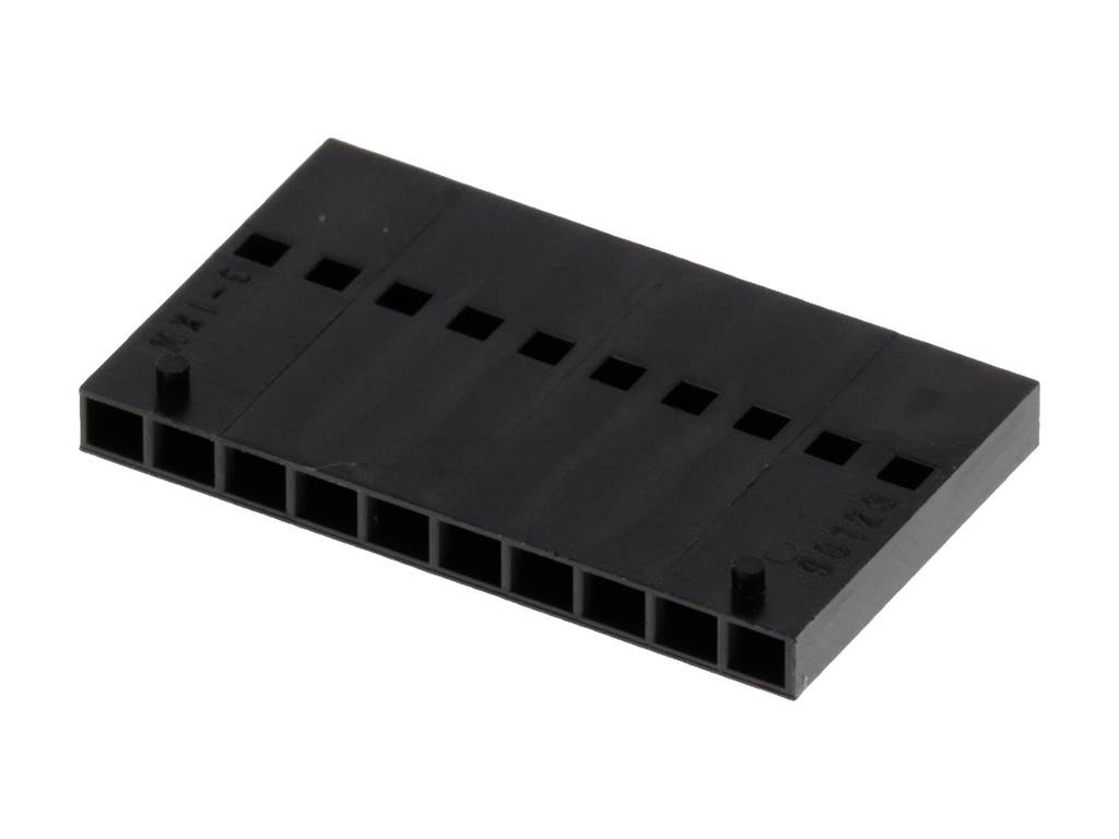 Molex Hüvelyház kábel Pólusok száma 10 Raszterméret: 2.54 mm 901230110 1 db csomag