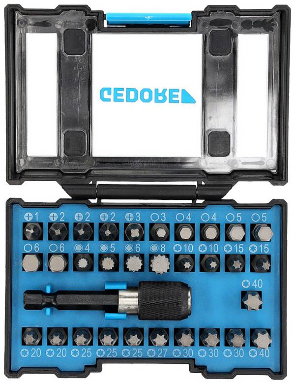 Gedore 666-032-J 2993228 Bit készlet  TORX Gyorscsere tokmány