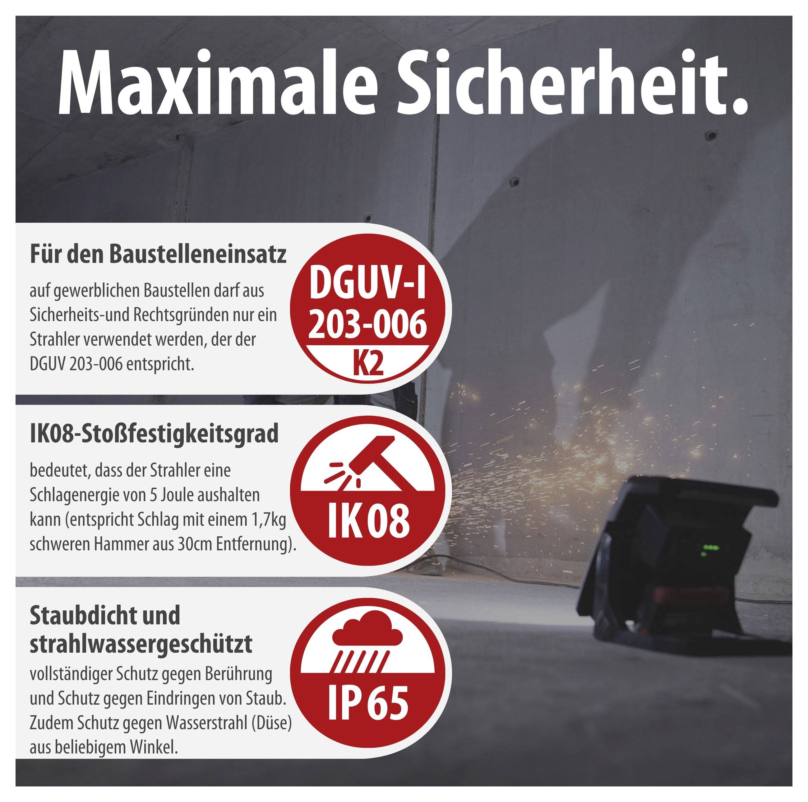 Brennenstuhl Multi Battery Multi 4000 MA Akkus építkezési fényszóró 40 W 4500 lm Nappalifény fehér 1173140400-5