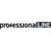 A "professionalLINE" logó sötétkék és szürke szöveg fehér háttéren.