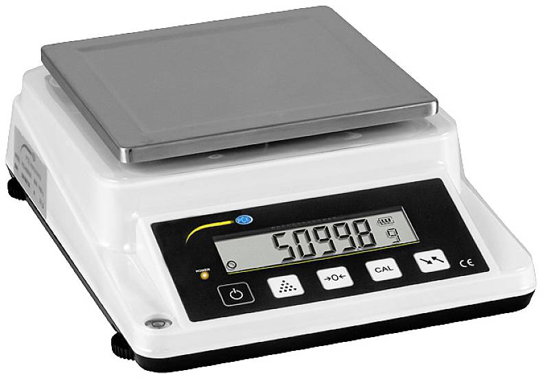 PCE Instruments Asztali mérleg PCE-BSK 5100 Mérési tartomány (max.) 5100 g Elemekről üzemeltetett