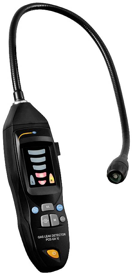PCE Instruments Gázszivárgás detektor Acetaldehid, Ammónia, Benzol, Etán, Etanol, Etilén, Formaldehid, Hexán, Izobután, Metán, Propán, P-Xylol,
