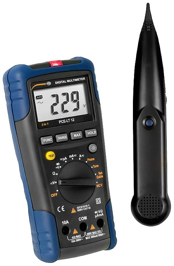 PCE Instruments PCE-LT 12 Kézi multiméter