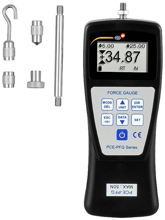PCE Instruments Dynamométer Gyári standard (tanúsítvány nélkül)