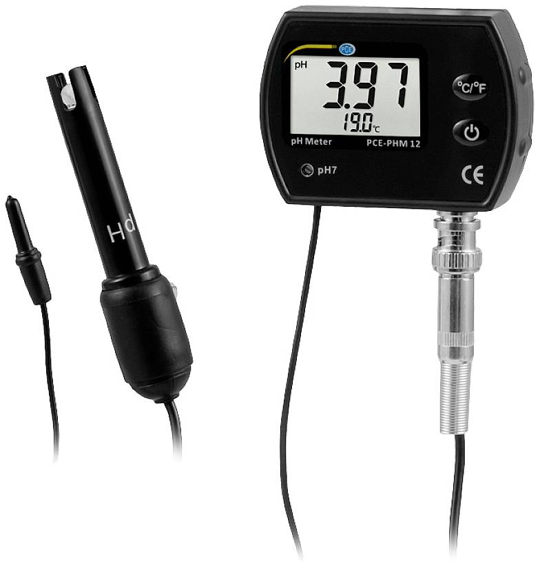 PCE Instruments pH mérő műszer Hőmérséklet, pH érték