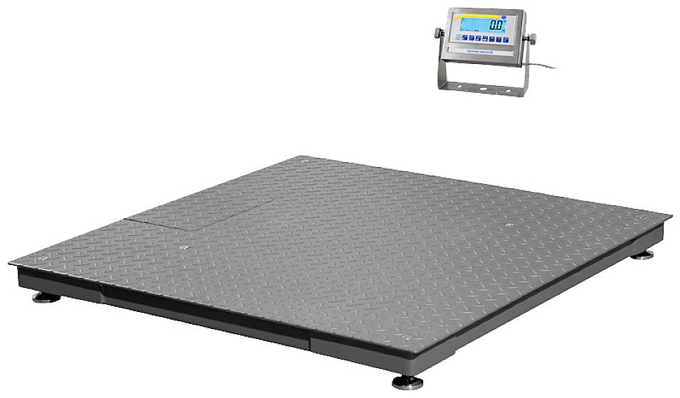 PCE Instruments PCE-RS 2000 Padlómérleg Mérési tartomány (max.) 2000 kg Hálózati adapterről üzemeltetett, Hálózatról üzemeltetett Acél